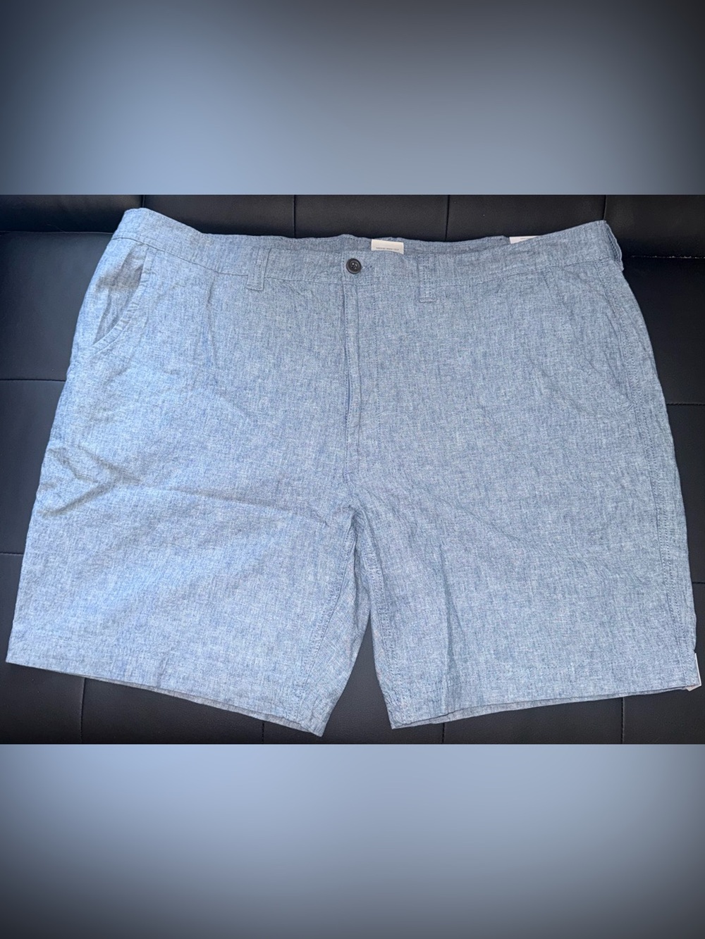 St. John's Bay Light Blue Flat-Front Men's Shorts